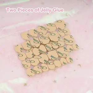 Unailty Jelly Glue Tabs Strong Adhesive Tabs Long-lasting Waterproof Nail Nail Art
