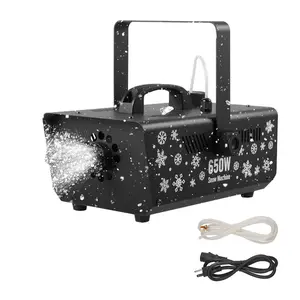VEVOR Snow Machine, 650W Handheld/Hanging Fake Snow Maker, Snowmaking Machine with Portable Handle, Outdoor Indoor Artificial Snowflake Maker for DJ Stage Parties Christmas Decor