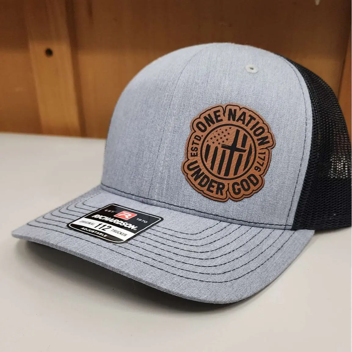Under God Leather Patch Hat Under God Leather Patch Hat