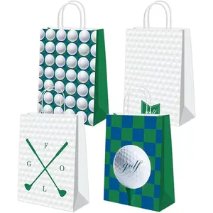 16Pcs Golf Goodie Bags Golf Themed Party Favor Gift Bags for Golf Birthday Party Decorations Supplies