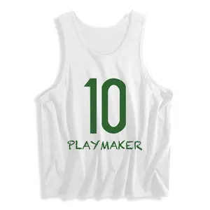 Men/Women No.10 "Playmaker" Soccer Tank Top - Training Sleeveless Shirt