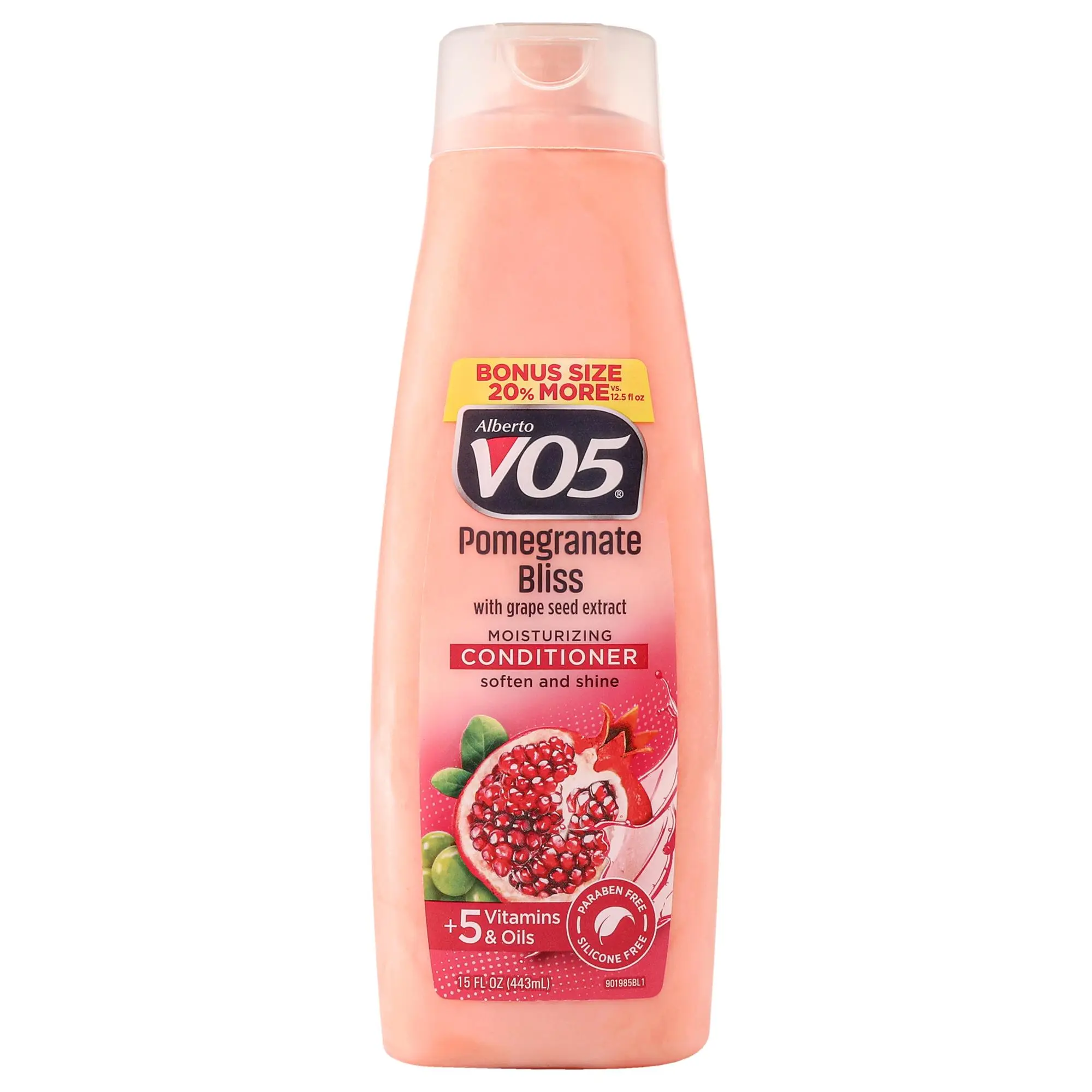 Alberto VO5 Moisturizing Pomegranate Bliss Hydrating Haircare Conditioner, Unisex 15 oz Bottle