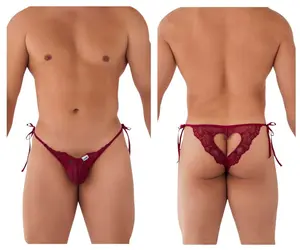 Handmade Low-Rise Lace Heart Bikini - Lean Cut, Multi-Size, Quick-Dry Polyamide Blend Quick-Dry Swimwear for Sports, Outdoor Activities, Quick-Dry Swim