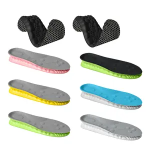 Explorinox 4D Arch Support Insoles for Men Women Memory Foam Shock Absorption Breathable Honeycomb Design Moisture Wicking Customizable Fit for Footwear Bedroom