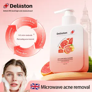 Gentle Anti-Acne Oil Control Cleansing Foam for Oily Sensitive Skin All Skin Types, Facial Moisturizing Balancing Oil Control, Deep Pore Cleansing