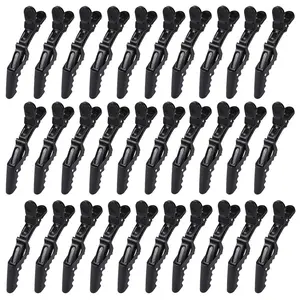 30 count  Styling Sectioning Hair Clips (Black)