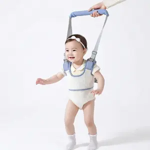  Baby Toddler Walking Harness Backpack, Breathable Anti-Fall Anti-Scratch Walk Assistant, Adjustable Soft Wings Handheld Protective Baby Walking Leash