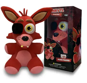 Foxy Plush - Valentines Day - Giant Foxy Plush | Foxy Stuffed Animal - Captain Foxy Plush | Stuff Animals for Boys - Plush Birthday Gift for Kids | 7 Inches