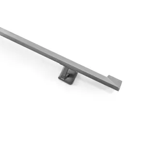 Modern Rectangle Slim Stainless Steel Handrail, Code Set