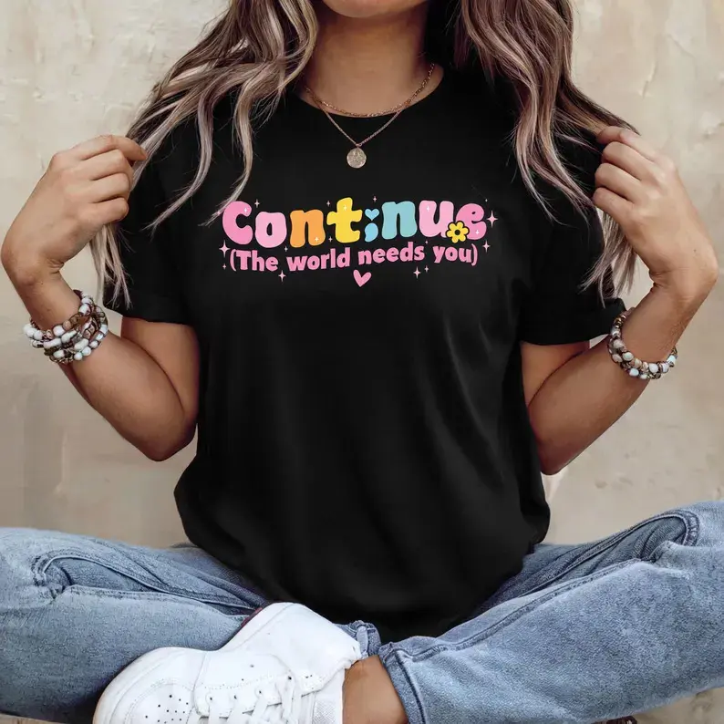 You Matter Mental Health TShirt Hope & Healing Gift Depression Support Anxiety Relief Comfort Tee Suicide Prevention Awareness Self Love Clothes for Daily Affirmations