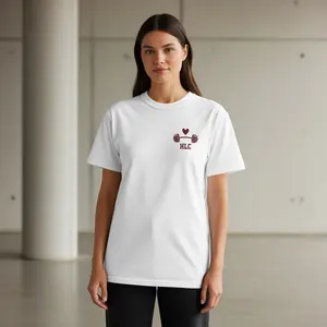 HLC Barbell Heart T-Shirt, Weightlifting Gym Tee, Distressed Powerlifting Design, Fitness Enthusiast Gift, Strength Training Apparel