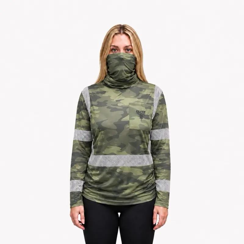 UNISEX LONG SLEEVE HIGH VISIBILITY SHIRT - GREEN