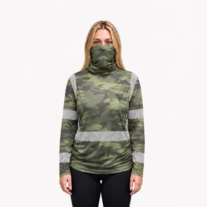 UNISEX LONG SLEEVE HIGH VISIBILITY SHIRT - GREEN
