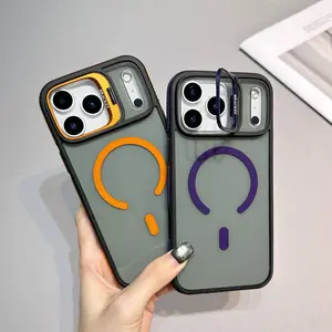 New Premium Phone Case for Apple iPhone 17 Pro Max, 16, 15, 14, 13, 12 11 Pro Plus Air, with Military-Grade shockproof Protection, 150° Lens Stand, Magnetic Function, and Colorful Edges, Ideal for Gifting or Personal Use