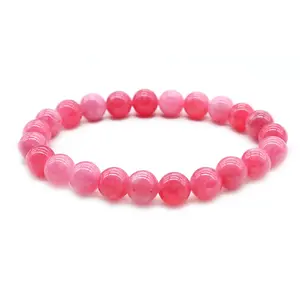 Pink Chalcedony Bracelet - Optimism, Generosity, Joy