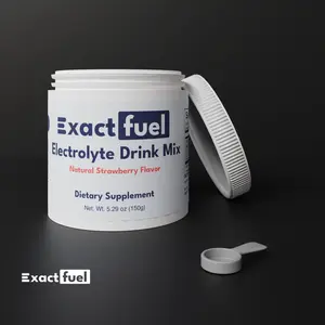 Natural Strawberry Electrolyte Drink Mix - 30 Servings - 15,000 mg of Sodium