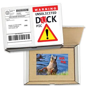 Prank Mail Duck Pic Gag Gets Sent to Your Recipient Anonymously!