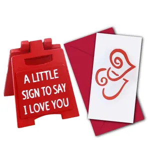 Romantic Mini Sign Valentine's Day Decoration, Perfect Anniversary Present, Cute Birthday & Wedding Gift for Girlfriend, Wife, Fiancée