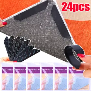 24/16/8Pcs Non-slip Carpet Stickers Double-sided Tape Reusable Self-Adhesive Floor Rug Mats Fixed Carpet Patch Bathroom Tools