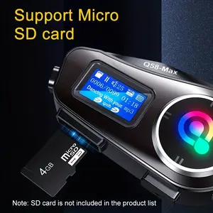 Top choice for upgrading your cycling gear! MOKATA Q58-Max multifunction helmet headphones | Combines intercom, music, and radio  | Ultra-long battery life + HD calls, enjoy worry-free motorcycling as soon as you buy!