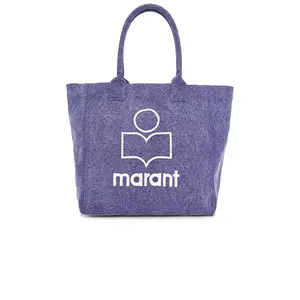 Isabel Marant Yenky Small Tote Bag in Faded Purple