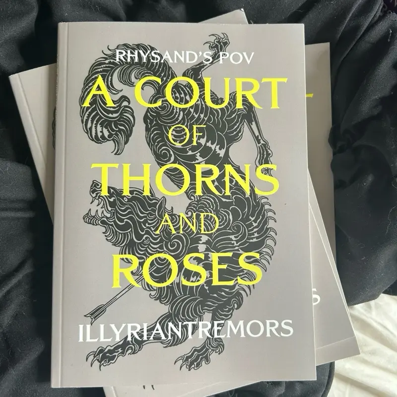 Rhysand's POV - A Court of Thorns and Roses - 55 Pages - High Quality Book Binding Service - rhysand pov, Rhys pov, acotar