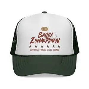 Bailey Zimmerman 2026 Tour Cap, Country Music Trucker Hat, Mesh Back Snapback Baseball Cap, Concert Fan Apparel, Gift for Fans