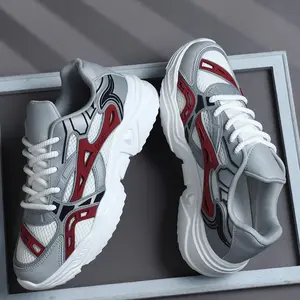 High-Quality Sneakers For Men's Casual Comfortable Sporty Style, Medium Shoe Width, All-Season Outdoor Footwear, Breathable Durable Shoes, Textile Upper Material