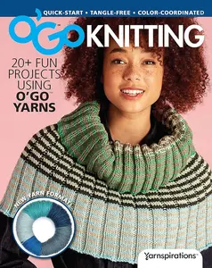 O’Go Variegated Yarn Knitting Guide Book - 20+ Fun Crafts Projects for DIY Enthusiasts