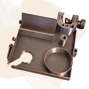 Rox Shelf Mic Stand Tray with Phone Holder Cup Bottle Guitar Pick Slide Cable Clip Air Pod Holder & Hooks Multipurpose Musician Storage Solution Heavy Duty PLA Biodegradable Material