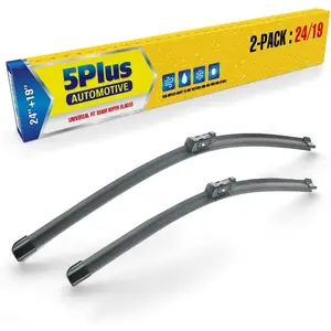 24"+19" Windshield Wiper Blades Replacement For VW Volkswagen Jetta 2011-2023 Passat 2012-2018 CC 2013-2017, Premium All-Season Automotive Replacement Windshield Wiper Blades For My Car-Top Lock 16mm