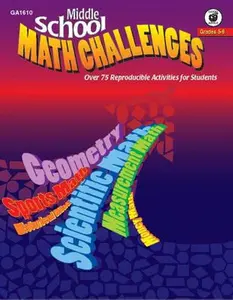 USED-Middle School Math Challenges, Grades 5 - 8 by Joseph P. Wright (Paperback)