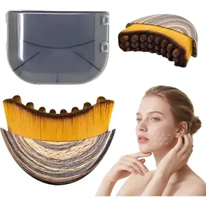 Facial Contouring Massage Tool – Ergonomic Sculpting Brush for Face & Scalp, Daily Skincare Essential