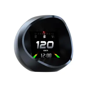Automotive HUD Speedometer & RPM Head Up Display, High-Definition Projection for Safe Driving, Universal Car Accessory with Overspeed Reminder, Compass & Playful Creative Emoji Function