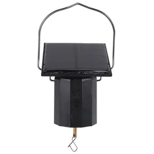 Wind Spinner Motor Solar Hanging Display Motor Rotating Solar Energy Wind Spinner Motor Rotatable Hook for Wind Chimes