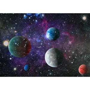 Stary Solar System Planets Poster Outer Space Poster Gift