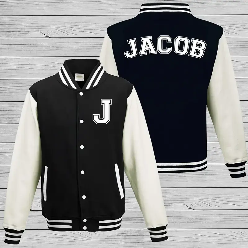 Personalised Varsity Jacket, Baseball Varsity Jacket, Baseball Jacket, Varsity Style Jacket, Unisex Sport Streetwear