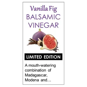 Vanilla Fig Balsamic Vinegar (Dark, Oak Aged)