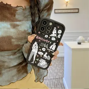 Cartoon Cute Heartstopper Phone Case Suitable for iPhone 16, 15, 14, 13, 12, 11 Pro Max Mini XR XS X 7 10 Plus Protective Shockproof Soft TPU Back Cover