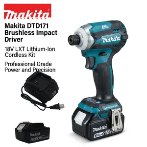 Makita DTD171 Brushless Electric Impact Wrench for Woodworking and Screw Removal heavy-duty task  cordless