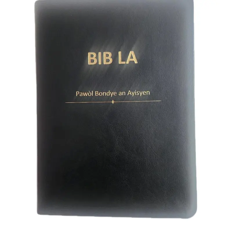 Gros Bib La - La Sainte Bible en Créole 1950 - 7022975995309410053 - 12 Points - Red Jesus Words - Color Maps - Annual Reading Plan