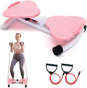 Adjustable Waist Twisting Machine with Counterbalance Plate Precision Ball Bearings & Foot Massage Blocks for Enhanced Workout Effect Standing Abdominal Twister with Foot Massage