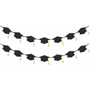 Pre-Strung Graduation Banner Decorations Class of 2025, Perfect for College Graduation Party Favors and Event Supplies