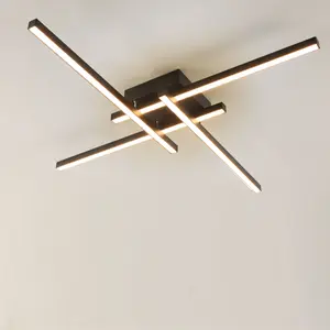 Modern LED Ceiling Light Fixture 20w, Warm Recessed Pendant Lamp, Ideal for Bedroom Study Kitchen Living Room