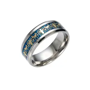 2025 Jewelry Design Stainless Steel Cool Spider Pattern Inlay Women Man Rings for Teens Boy Encourage Faith Gift Jewelry