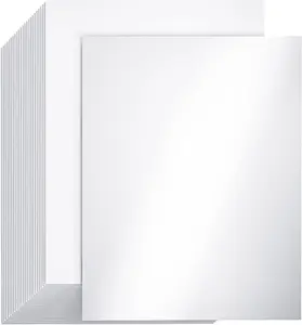 CreGear Shimmer Cardstock Printer Paper 8.5 x 11, 78lb/210gsm Glossy Card Stock, Premium Pearl Cardstock, Double Side Pearlescent Paper for DIY Craft, Christmas Card Making, Invitation