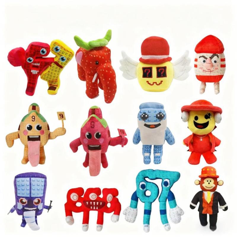 2026 NEW!Trending Brainrot 67 Plush 9inches Stuffed Animal Six-Seven Meme Character, Soft Pixel Plush for Instagram, TikTok Collectors