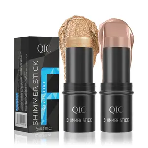 QIC 3-in-1 Concealer Highlighter Contour Stick 6g Lightweight Portable Makeup for All Skin Types Daily Use Radiant Glow Facial Makeup Facial Brush Cosmetic Cosmetic Cosmetic