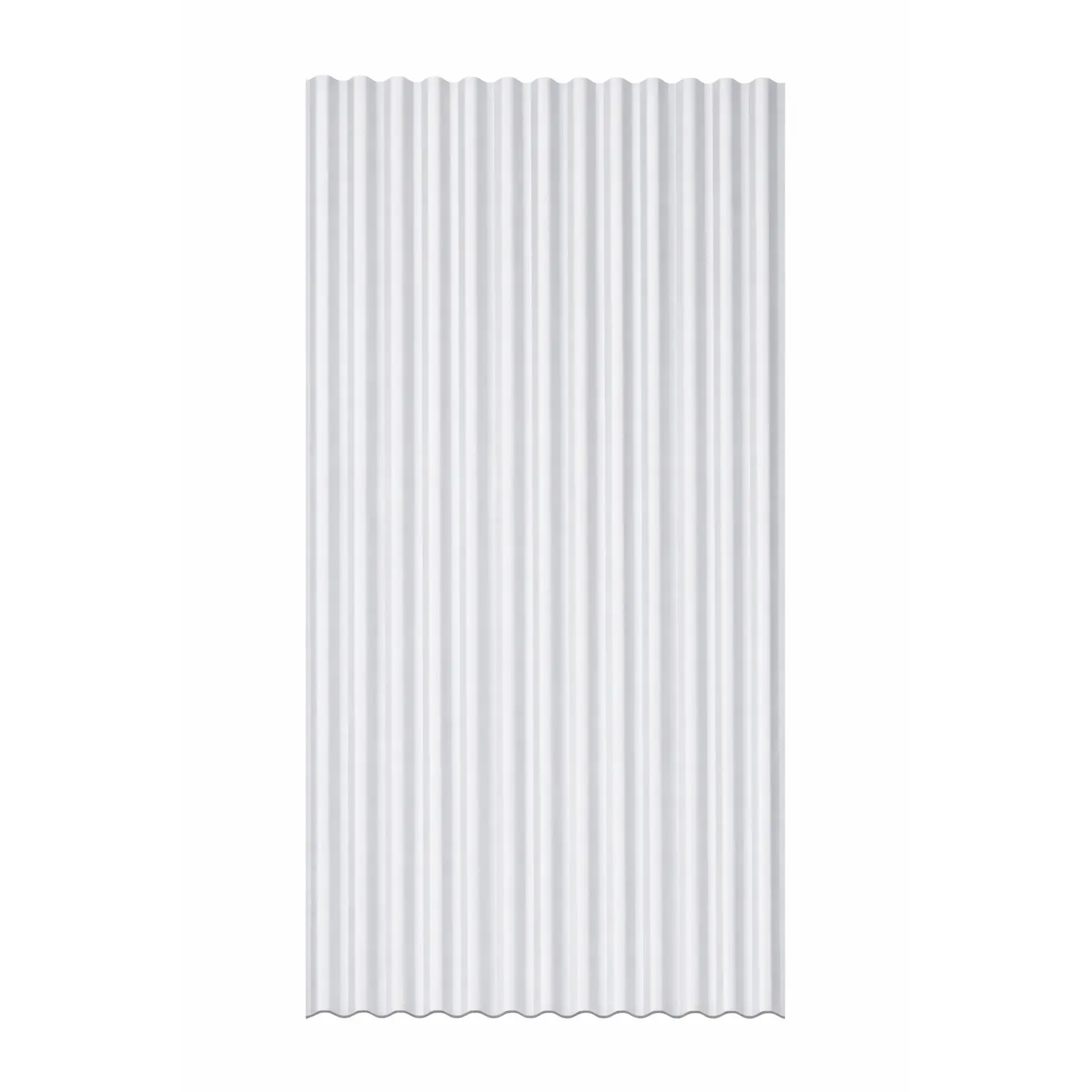 10 Pcs - Clear Curved Polycarbonate Corrugated Roof Panels  - 72" L x 21" W - 10 piece Pack