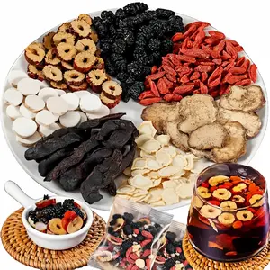 Kidney Tea Formula Ginseng Five Treasure Tea, Natural Herbal Blend with Ginseng Red Date Wolfberry, Organic Kidney Cleanse Detox Tea for Women & Men